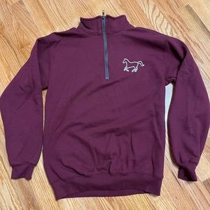 Freedom Reins Quarter Zip Sweater | Small